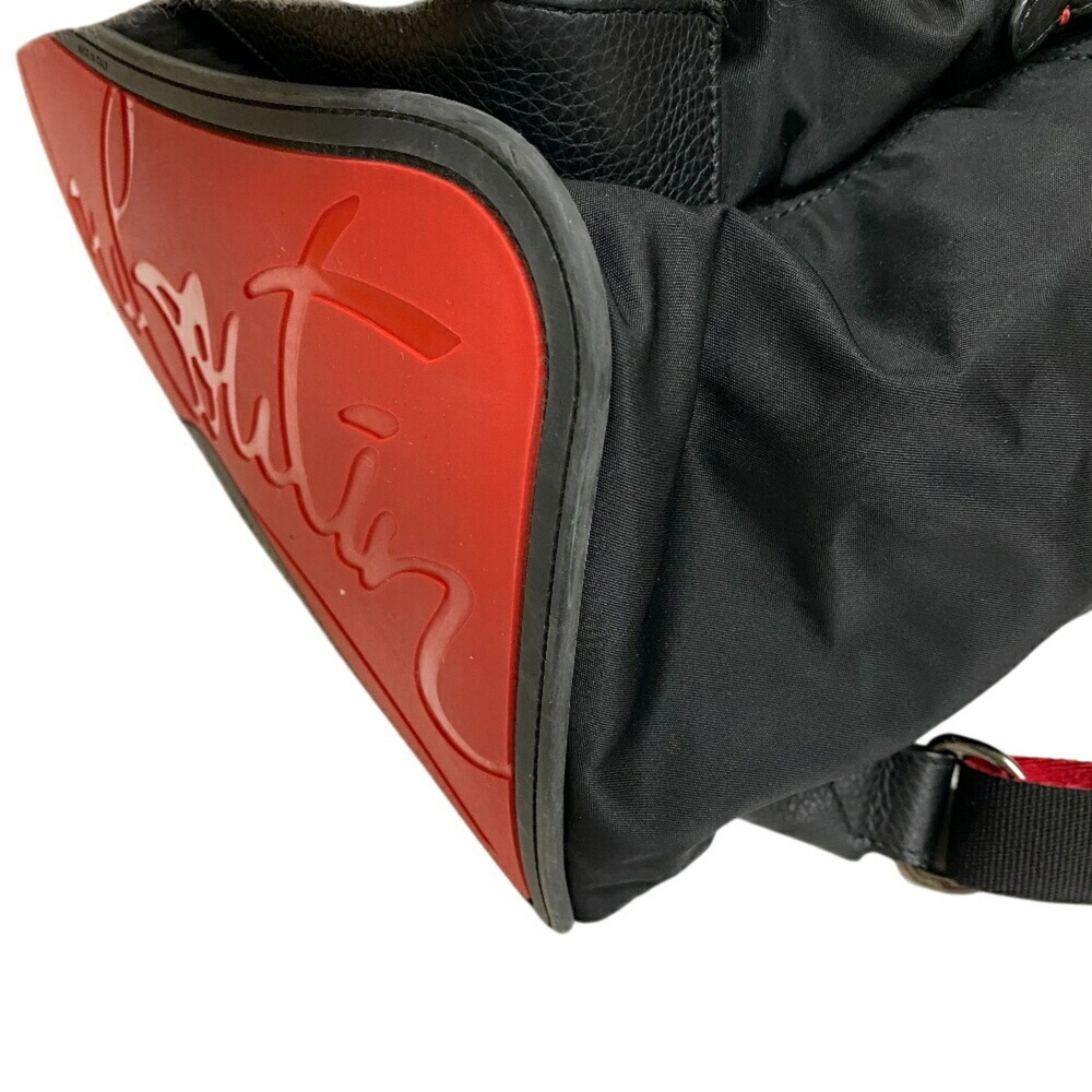 Christian Louboutin Studded Buckle Backpack, Black, Unisex - Picture 7 of 10